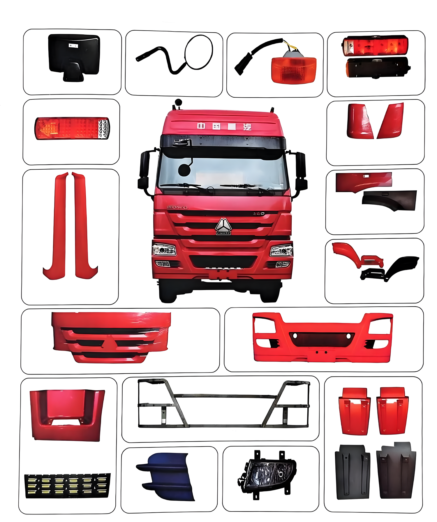 2010 HOWO cab decoration