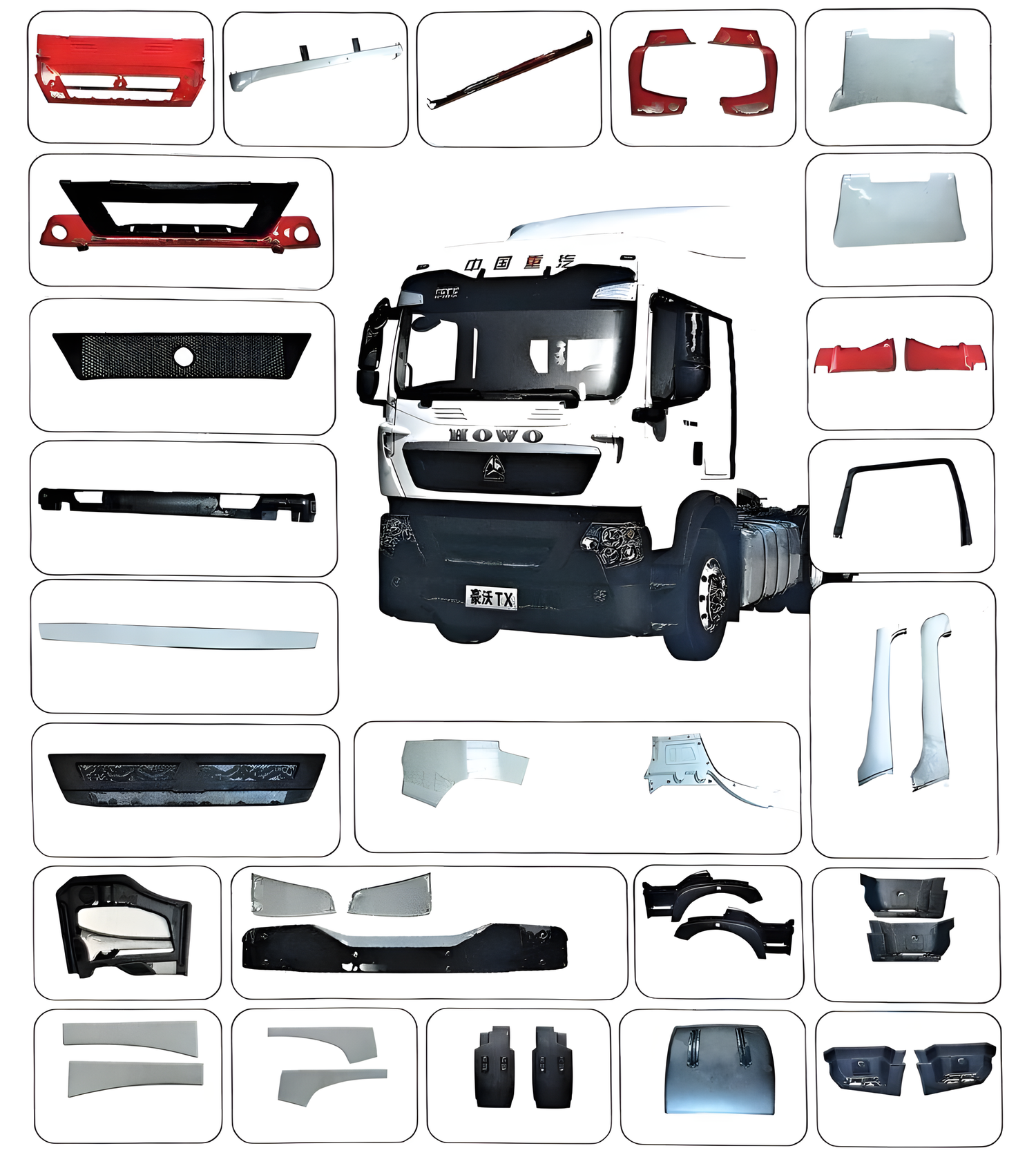 HOWO TX cab decoration