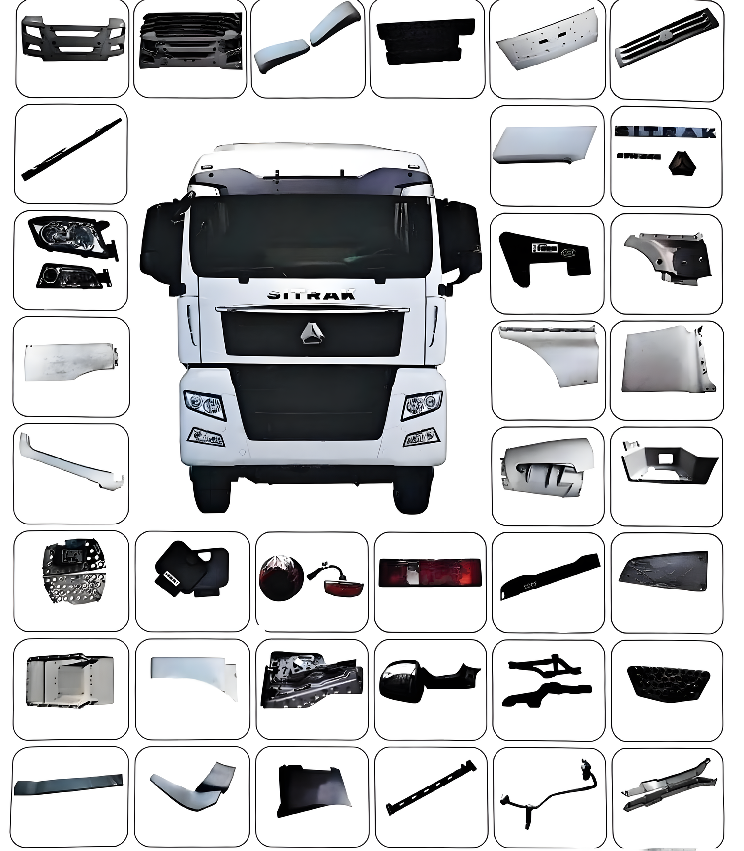 Sitrak C7H cab decoration