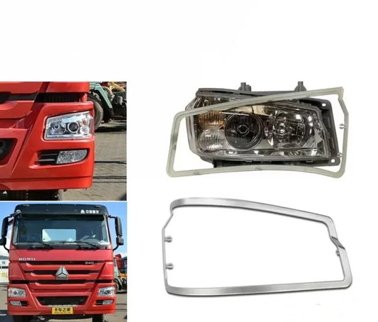 WG9719720002 HOWO 371 Head Lamp Frame RHS